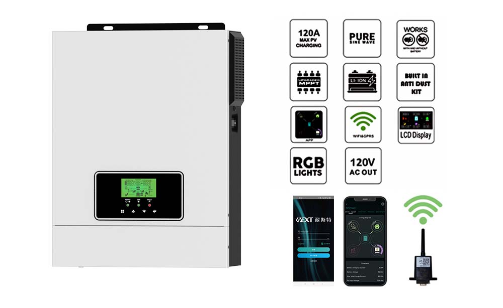 NEXT Original Factory NML 1.6KW Off Grid Solar Inverter WiFi Available Build In 80A MPPT Solar Charger