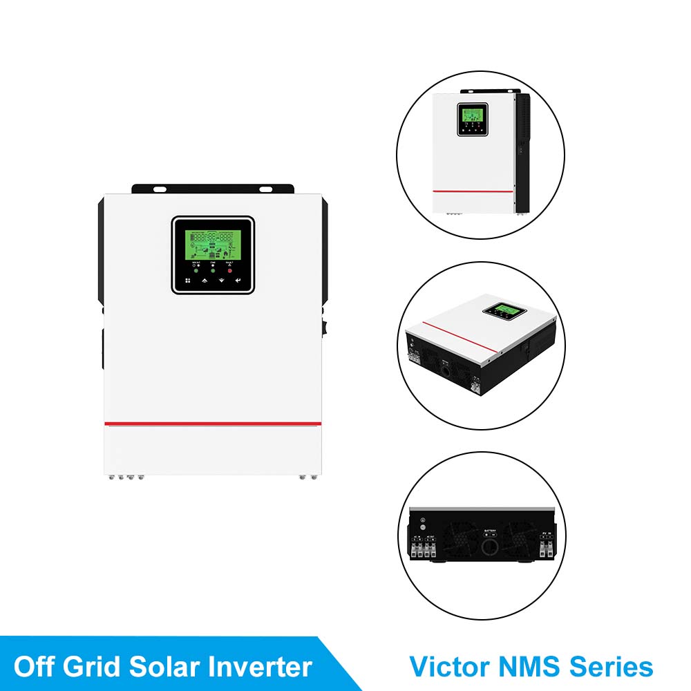 Victor NMS Series Low PV Input 20-150VDC Pure Sine Wave 40A MPPT Charger Controller Off Grid 1KW 12V 1.5KW 24V Home Solar Invert